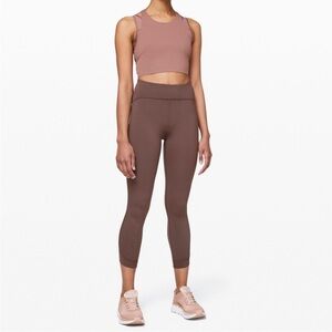 Lululemon Going Strong 25” leggings 6 brown